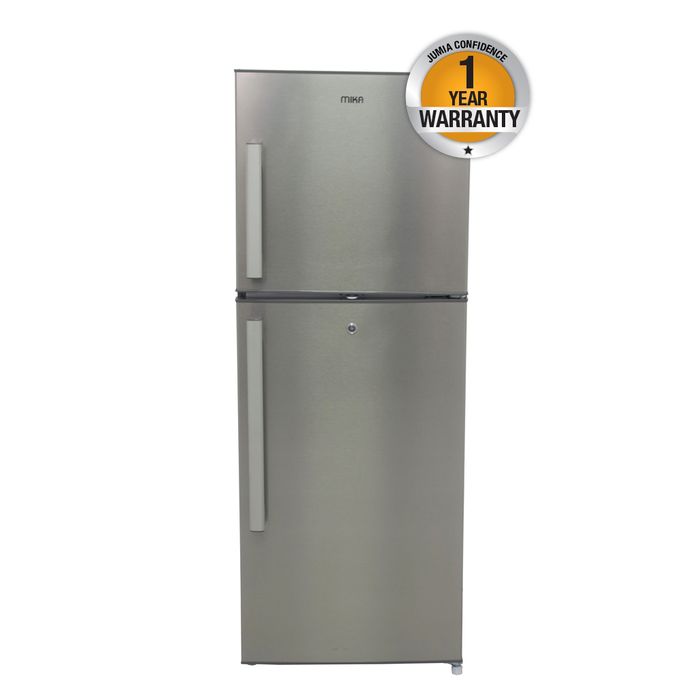 Mika MRNF225XLB - No Frost 200L Double Door Refrigerator Brush SS