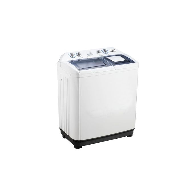 Mika MWM12110 - Twin Tub Washing Machine, 10Kg - White