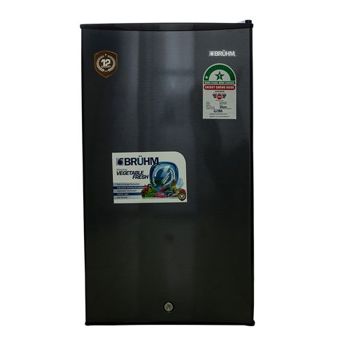 Bruhm BFS 90MD, 90Lts Single Door Refrigerator - Inox