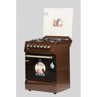 Solstar SO640DERATBRBSS – 60*60CM 4G Electric Oven, Brown Standing Cooker