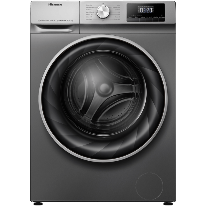 Hisense 10KG washer 6KG dryer Front Load Washing Machine WDQY1014EVJMT