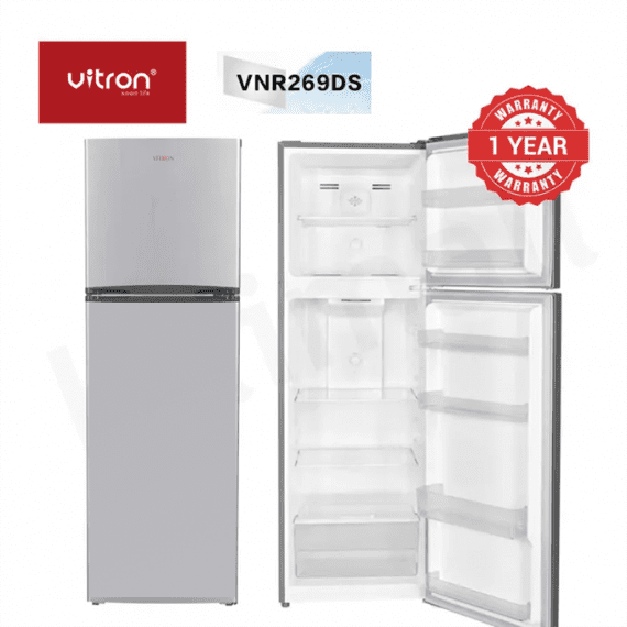 Vitron VDR269DS 296 Liters Double Door Fridge