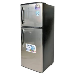 Bruhm BRD-140, Double Door Refrigerator, 120L - Inox