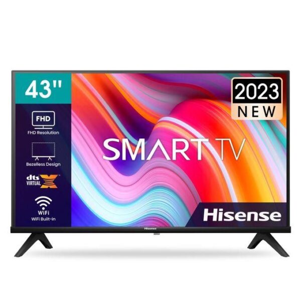 Hisense 43 Inch 43A4KKEN Smart Frameless FHD TV (2YRs WRTY) - Image 4