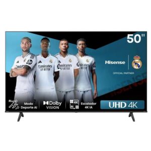 Hisense 50 inch Smart 4K VIDAA TV 50A6 4K UHD Frameless with Bluetooth