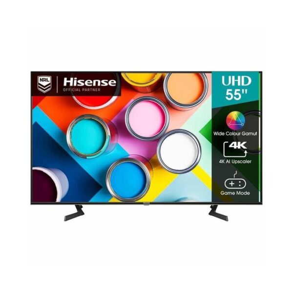 Hisense 55 inch Smart TV 55A7KKEN UHD 4K HDR10+ Dolby Vision Frameless Bluetooth VIDAA TV