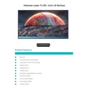 Hisense 90 inch Laser TV L9 Series 90L5HG