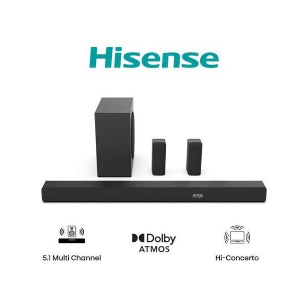 Hisense AX5100Q 580W Soundbar With Doulby Atmos