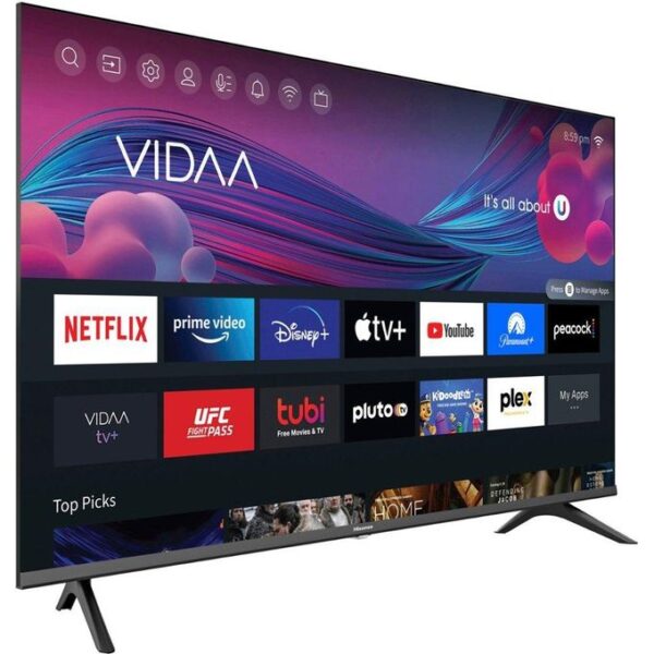 Hisense 43 Inch 4K UHD Bluetooth Smart TV  43A6K (2YRs WRTY) - Image 2