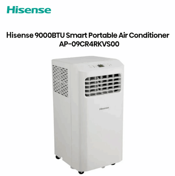 Hisense Portable Air Conditioner 9000BTU WITH INVERTER 1.5HP (AS-09UW4SGDTU01)